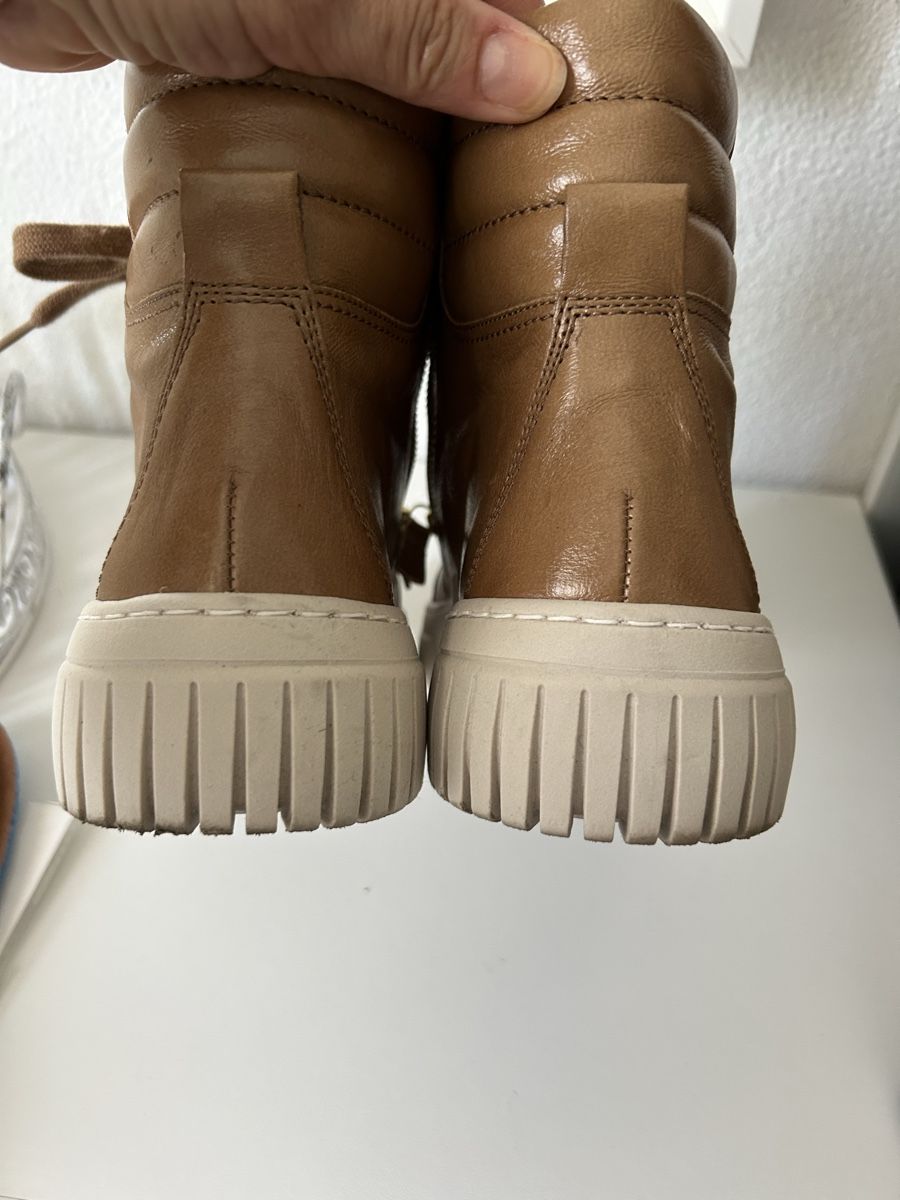 Gabor Scarpe da donna: Schnürstiefelette von Gabor, hellbraun, Grösse 40 – Nuovo (secondo la descrizione) da Erlinsbach SO venduto da hallon480 4