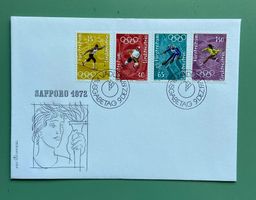 Liechtenstein Briefmarkensatz: Sapporo 1972 Olympiade selten