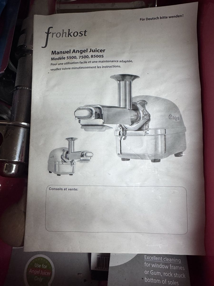 Elettrodomestici da cucina: Angel 5500 extracteur de jus – Usato da Sion venduto da tottulla 1