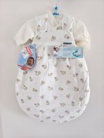 Alvi 3-tlg. Ganzjahresschlafsack Schnuffelbär Gr. 62/68