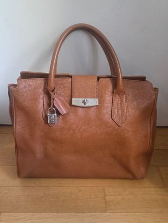 Navyboot Tasche Leder hellbraun