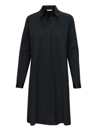 Seidensticker Satin Midi Kleid schwarz Grösse 42
