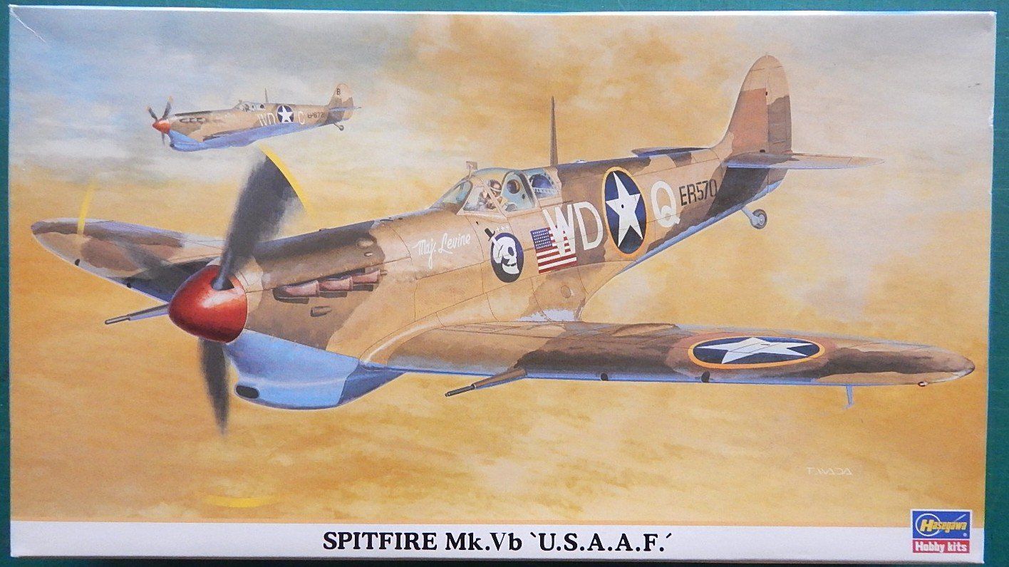 Kit di modellismo & Modellini statici: Spitfire Vb US Air Force – Nuovo e nell'imballaggio originale da Neuchâtel venduto da PAB2000