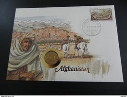 Münzbrief Afghanistan 50 Pul 1980 / 1359