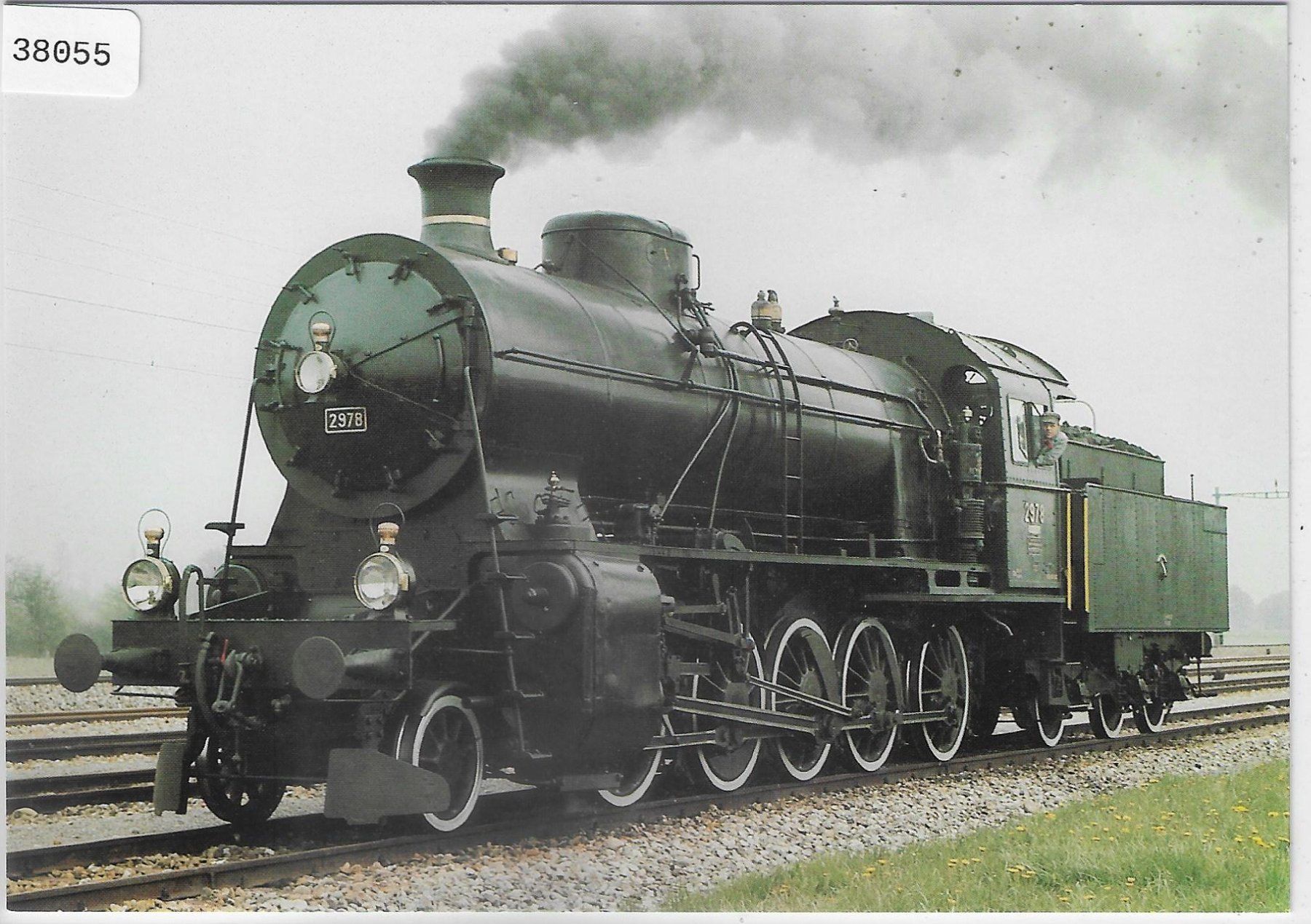 Cartoline postali: SBB CFF FFS - Lok C 5/6 2978 von 1917 – Usato da Ettingen venduto da Kartenplanet