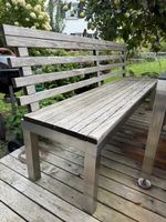 Gartenbank massiv