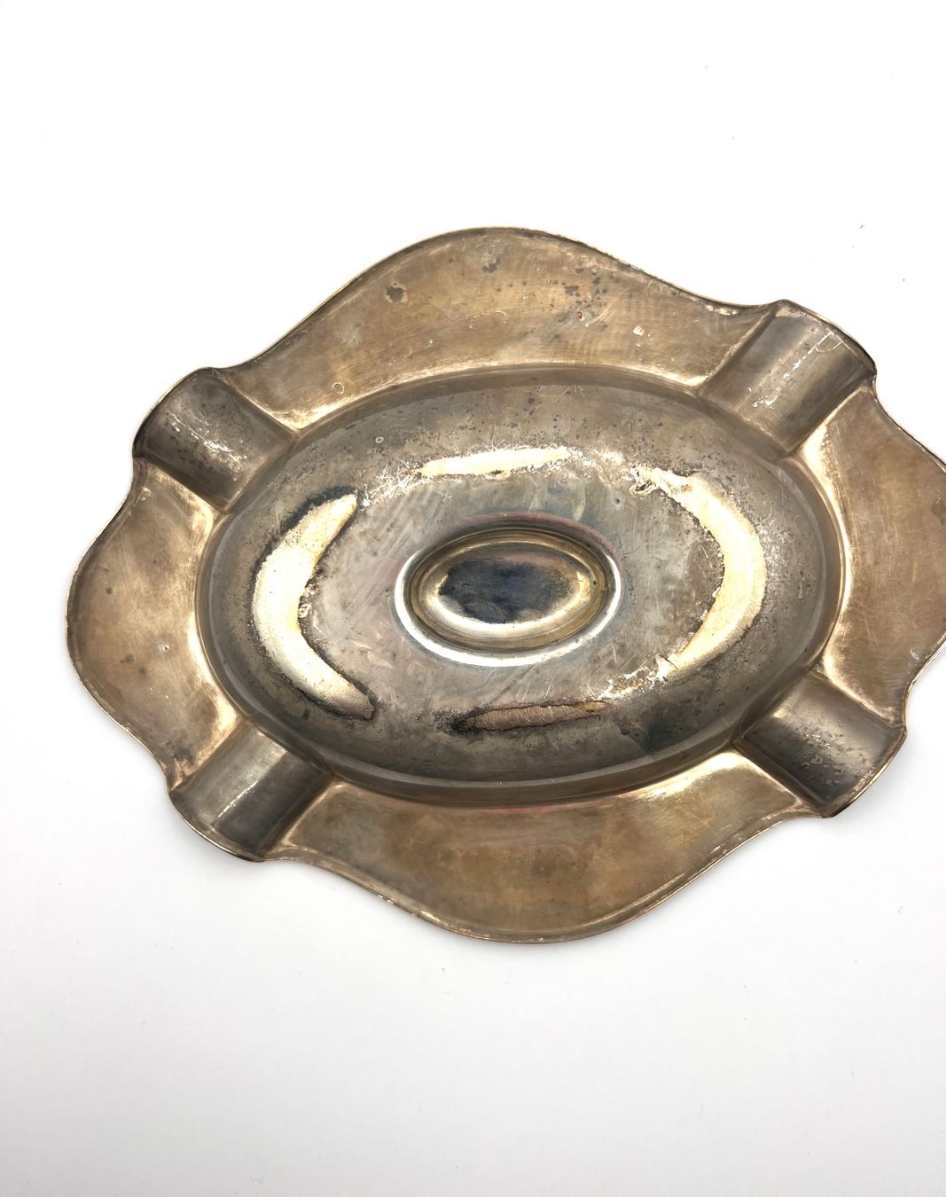 Portacenere: AWS Original Wellner Silber Aschenbecher – Usato da Zürich venduto da nau3000 2