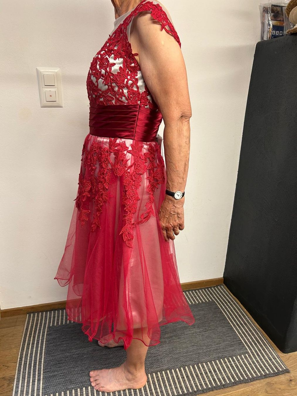 Vestiti: Festkleid rot Marke IZILADY – Usato da Tavanasa venduto da martinm7228 4