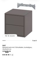 2 EKET Wandschrank mit 2 Schubladen