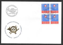 Sonderbrief S. 614 Eidgenössisches Musikfest Aarau 1966