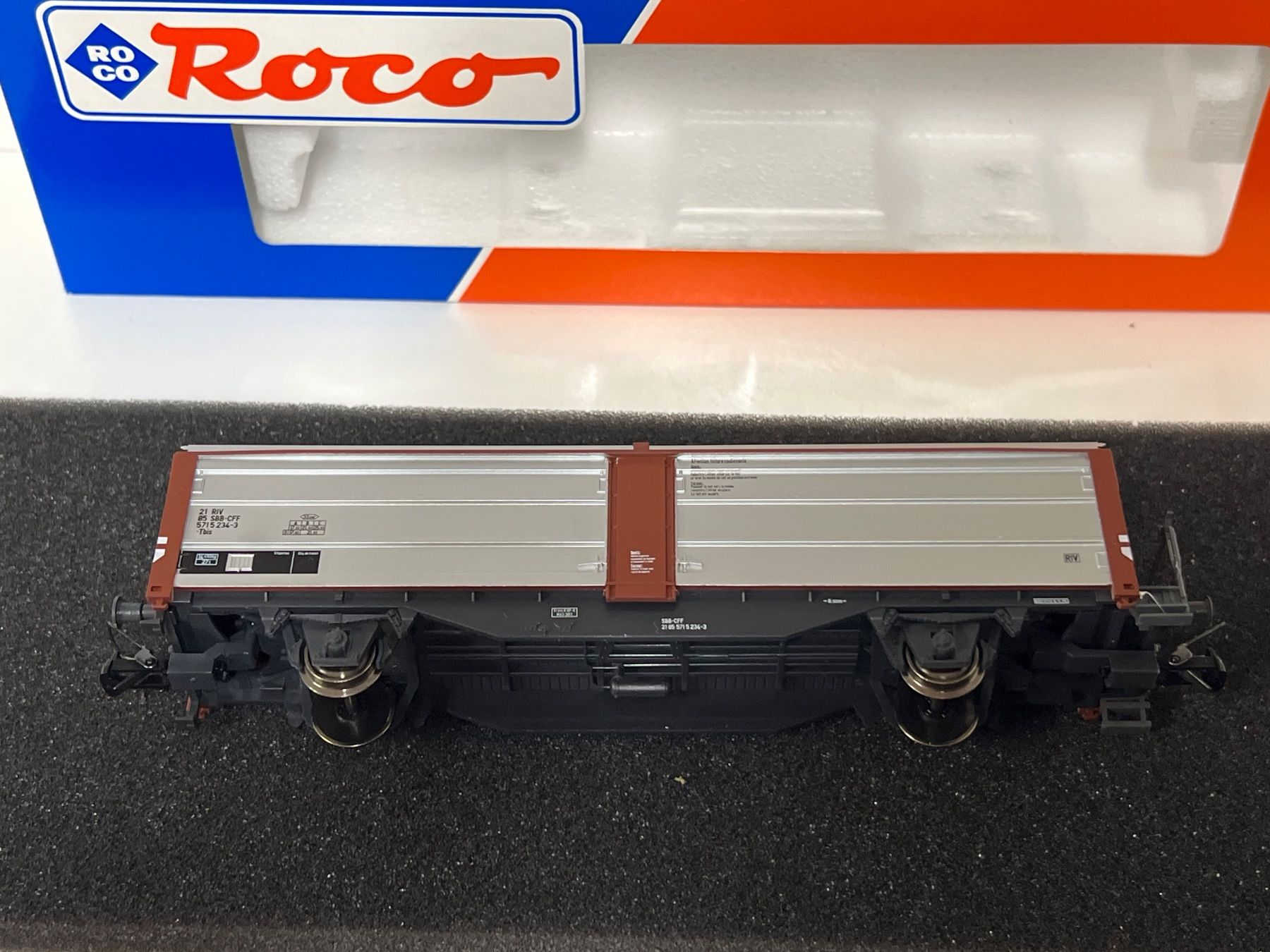 Roco Modellini di ferrovie: Roco 46641 Güterwagen SBB H0 DC – Nuovo e nell'imballaggio originale da Neuenhof venduto da ludovicco 6