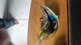 Delphin aus Glas, Vintage