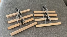 Set 15 Kleiderbügel Holz