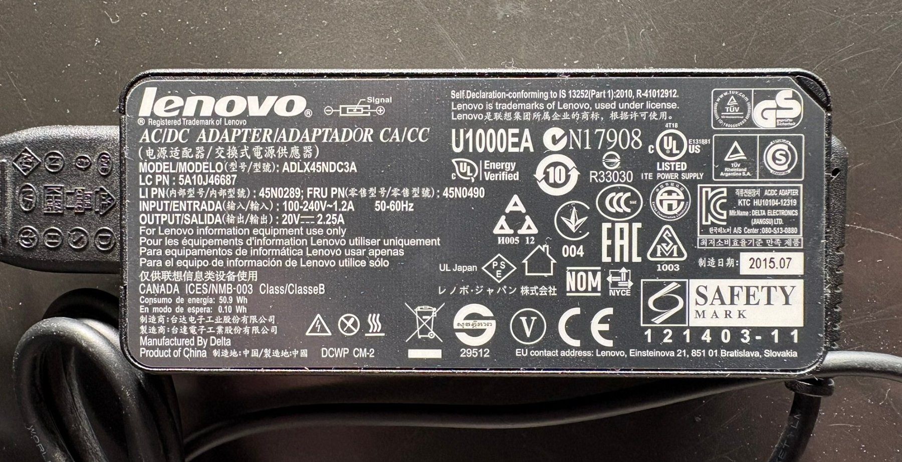 Hewlett Packard Laufwerke & Adapter: Lenovo Thinkpad Netzteil / Adapter – Gebraucht aus orselina von Loriotech 1