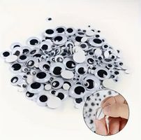 100 WACKELAUGEN SELBSTKLEBEND, 10MM NEU+OVP
