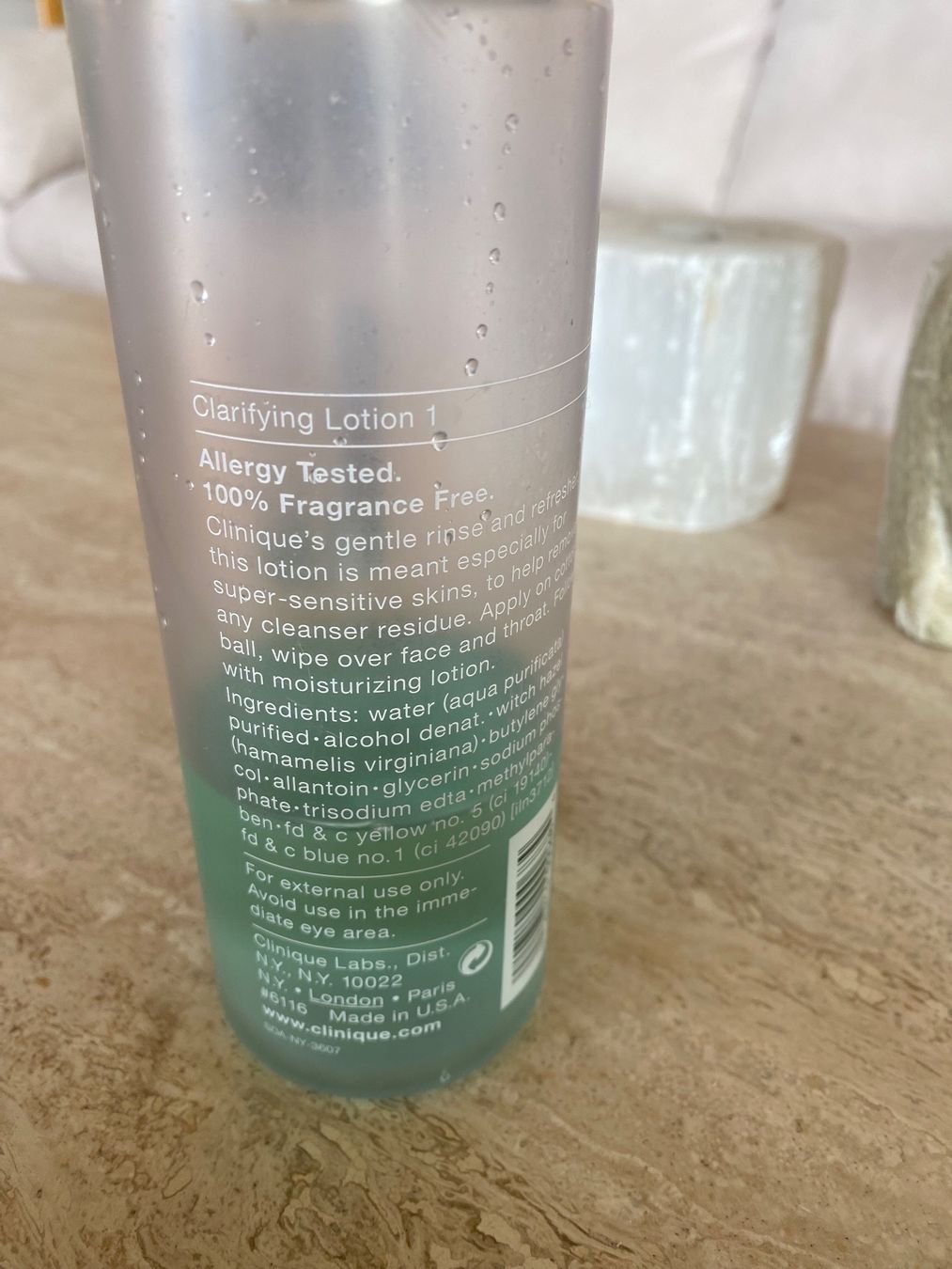 Clinique Gesichtspflege: Clinique Clarifying lotion no1 Envoi possible/Versand möglic – Gebraucht aus Belmont-sur-Lausanne von chu_vxf5 2