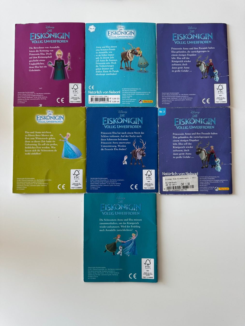 Altro in  Abbigliamento & Accessori: 7 Minitaschenbücher Disney Frozen – Usato da Dietikon venduto da Freestyla 1