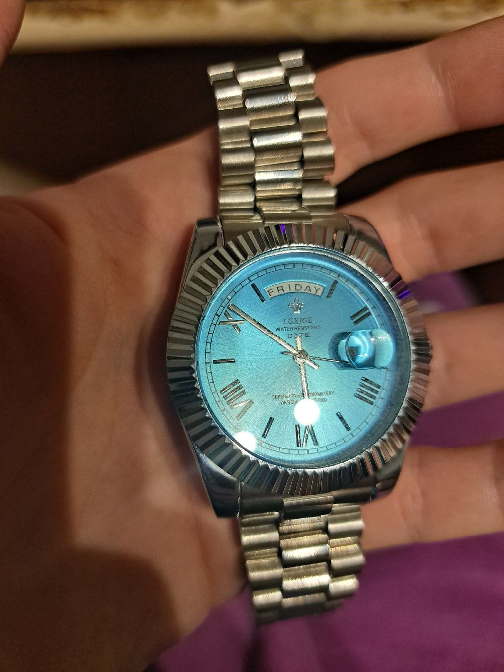 Orologi: Automatik Uhr Unisex Eisblau Daydate – Nuovo e nell'imballaggio originale da Niederglatt ZH venduto da eli_7hvz 3