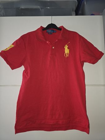 Polo Ralph Lauren Big Pony Rouge Custom Fit Taille L