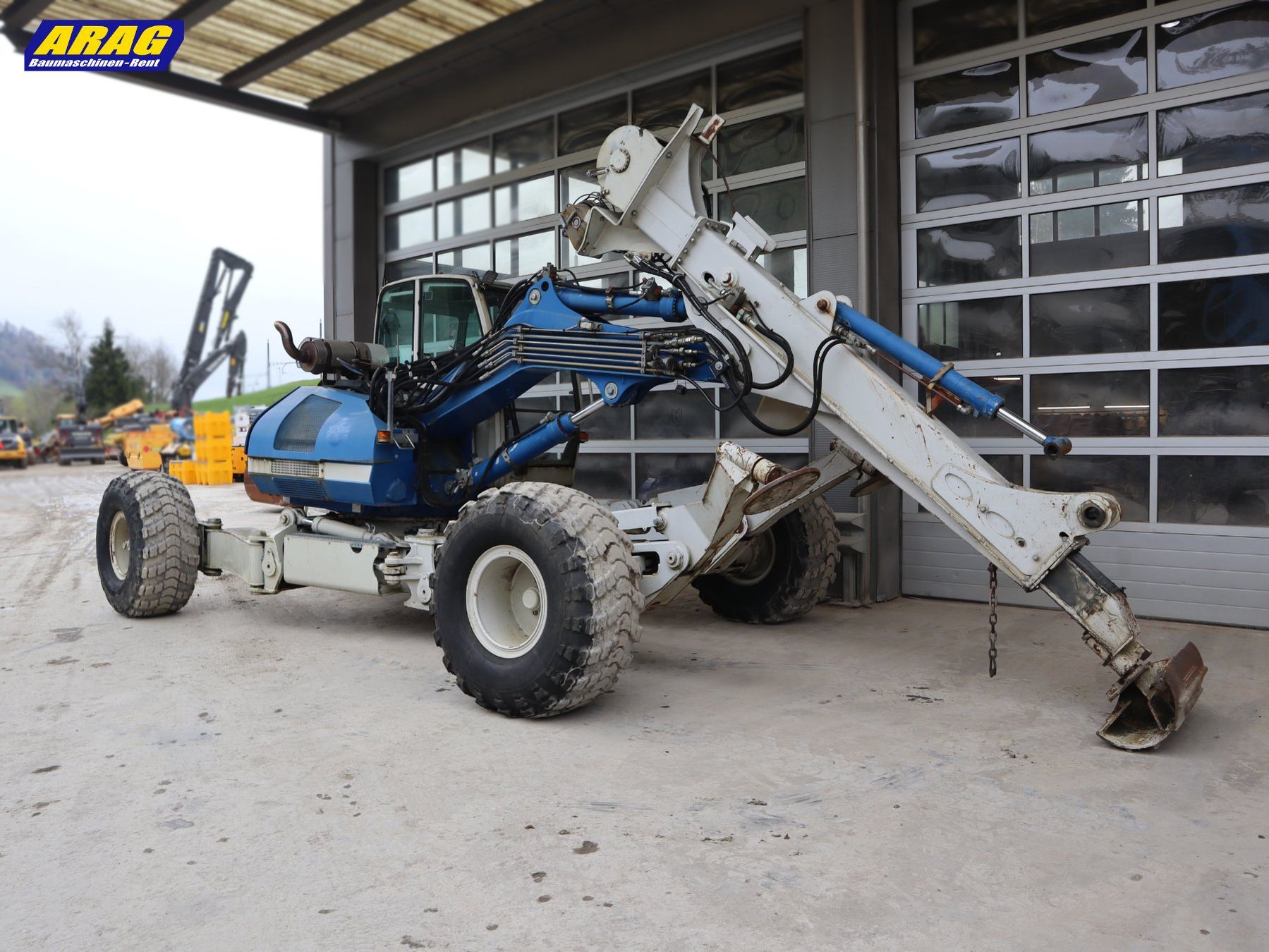 Kaiser Escavatori: Kaiser S2 TF Schreitbagger mit Mäkler Ramme – Usato da Hasle LU venduto da Arag08 3
