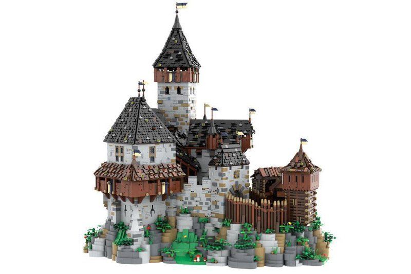 BlueBrixx Kit di costruzioni: Burg Blaustein mit Erweiterungen – Nuovo (secondo la descrizione) da Humlikon venduto da Mustang025 3