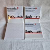 4 neue Keilrahmen 10 x 10 cm 3 x Gerstaecker + 1 VBS
