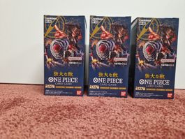 3x One Piece Card Game OP-03 Display (JP)
