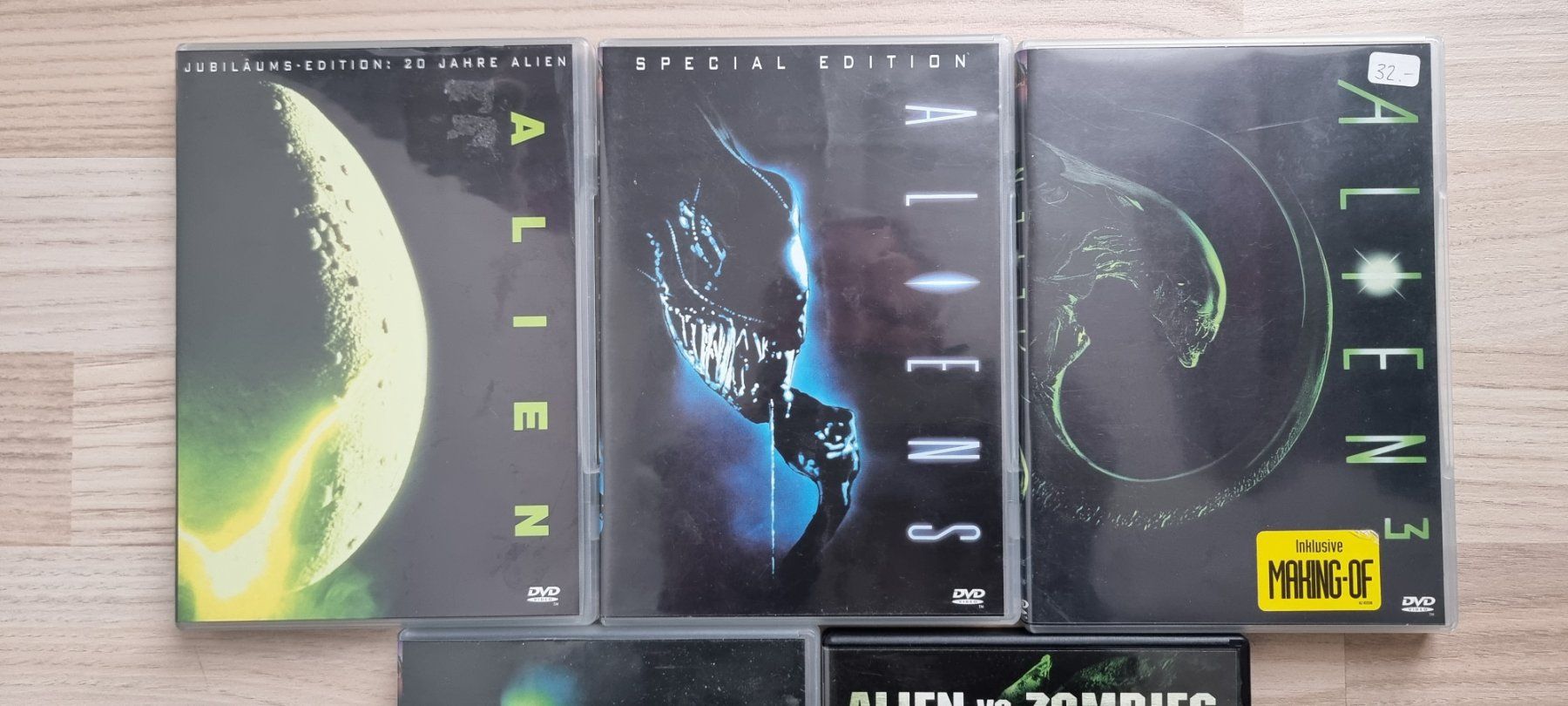 Tous les DVDs: DVD Set 5 Alien Filme – D'occasion à Oetwil am See par fineli2