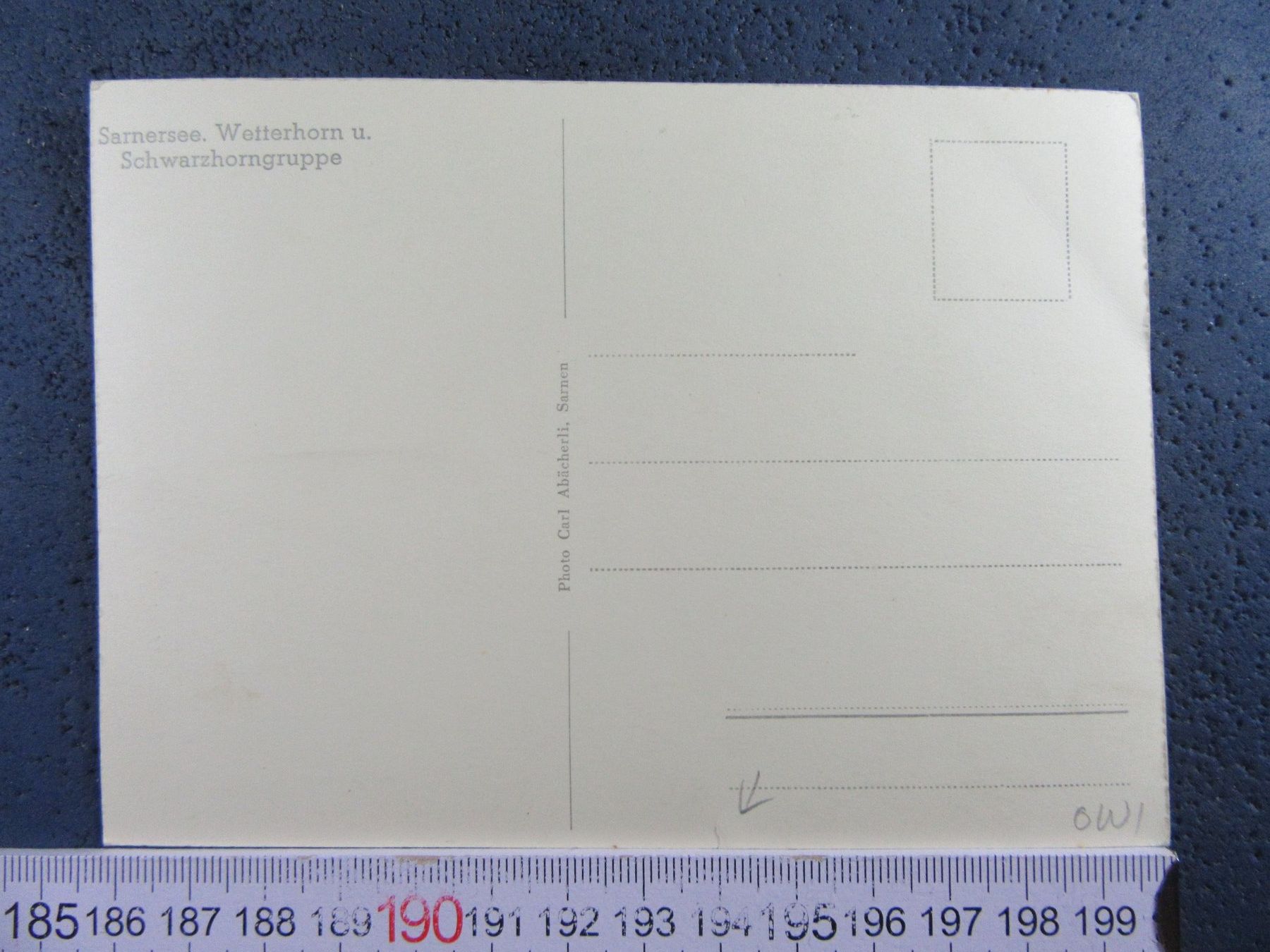 Cartoline postali: SARNERSEE AK ONW KLEINER EINRISS – Usato da Ettingen venduto da Hausi4711 1