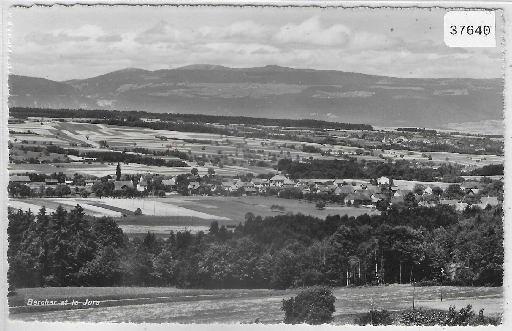 Cartoline postali: Bercher et le Jura – Usato da Ettingen venduto da Kartenplanet