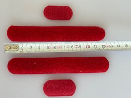 Rote Klettbänder Set - Vielseitig einsetzbar - Top Zustand !