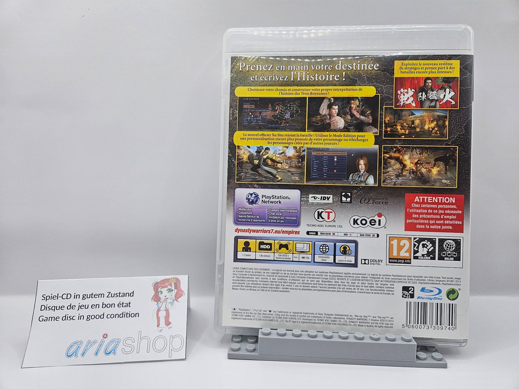 Sony Giochi: Dynasty Warriors 7 PS3 DE / FR / EN CIB – Usato da Hauterive NE venduto da ariashopch 1