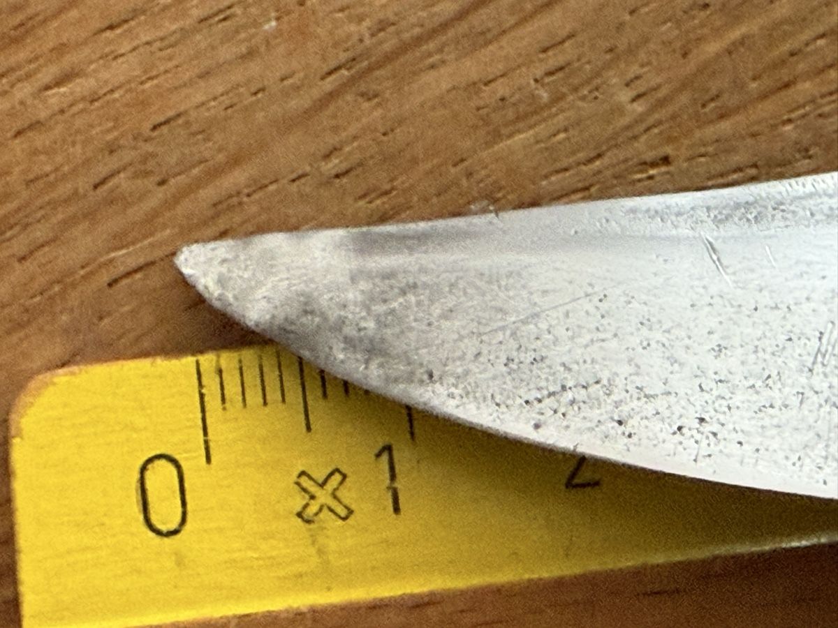 Solingen Accessori: Jagdmesser Hirschhorn mit Scheide Antikes Messer – Usato da Goldach venduto da Messerguru 4