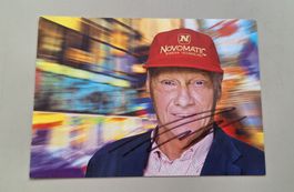 Autogrammkarte Formel 1 Niki Lauda Rennfahrer Weltmeister