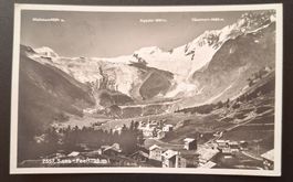Ansichtskarte Saas-Fee mit Bergen, datiert 1929