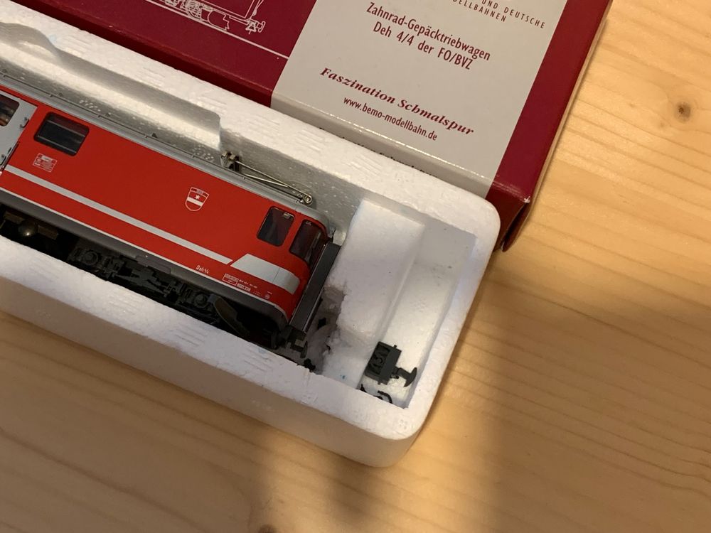 Bemo Modelleisenbahnen: BEMO BVZ Deh 4/4 24 OVP – Defekt aus Disentis/Mustér von Zbot28 8