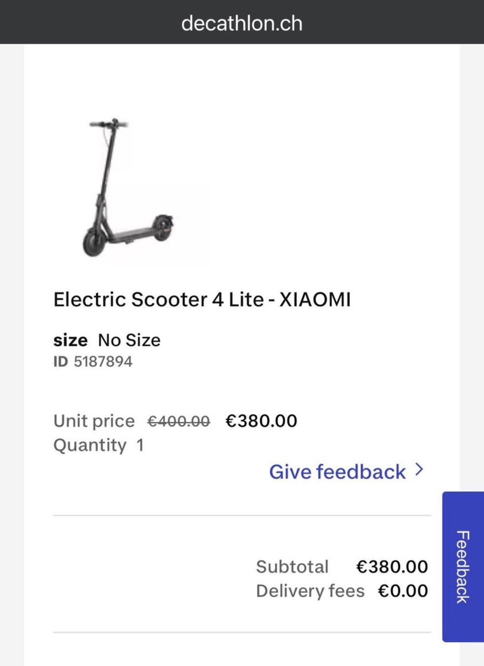 Scooter: Xiaomi electric scooter – Usato da Vevey venduto da fka_5dyv 1