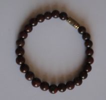 AUS NACHLASS: Mocca Jaspis Edelstein Armband Schmuck