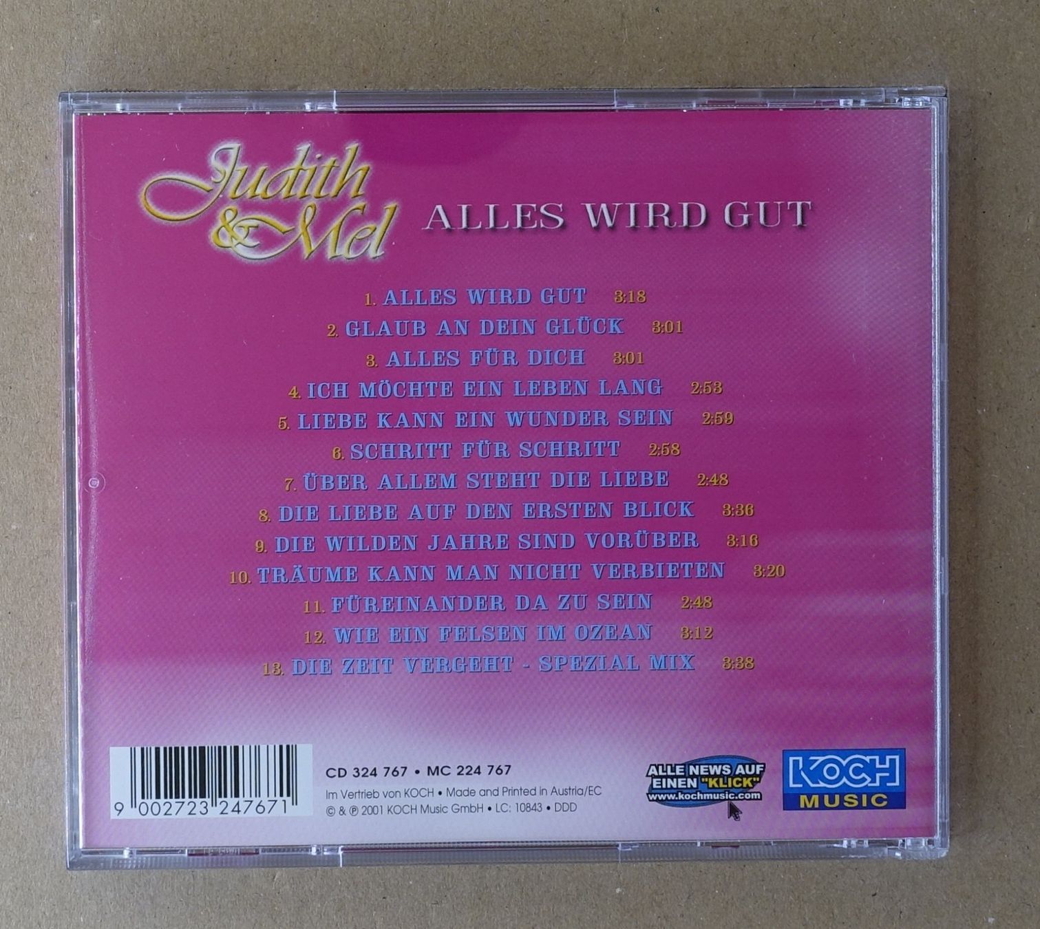 CD: Judith & Mel – Alles Wird Gut - F12 – Usato da Sessa venduto da fraenklishop 1