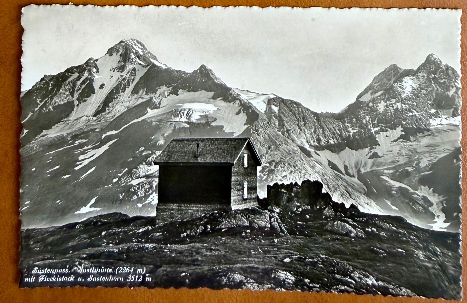 Ansichtskarten: Sustenpass - Sustlihütte - 1949 – Gebraucht aus Lutry von Ediego