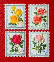 PRO JUVENTUTE SATZ ROSEN 240 - 243 1972** POSTFRISCH