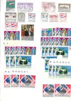 Konvolut Briefmarken Paraguay, diverse Jahrgänge