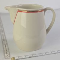 "H&Co Selb Sahnekännchen, Porzellan mit Goldrand (1200 12)