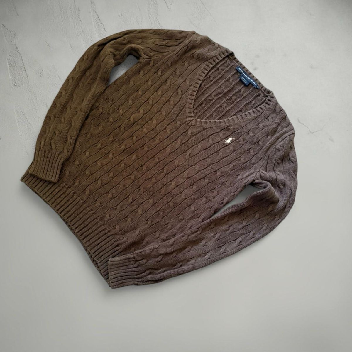 Ralph Lauren Pulls & Sweat-shirts: Damen Pullover braun Strick Grösse M Ralph Lauren – D'occasion à Basel par archive. 2
