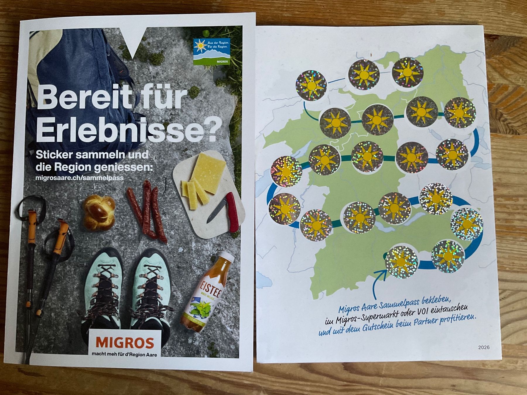 Migros Raccolte di bollini & punti: Migros Erlebnispass Sammelpass – Usato da Möhlin venduto da Claudia241