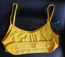 Gelber Sport BH Grösse S/M neuwertig Top 👍