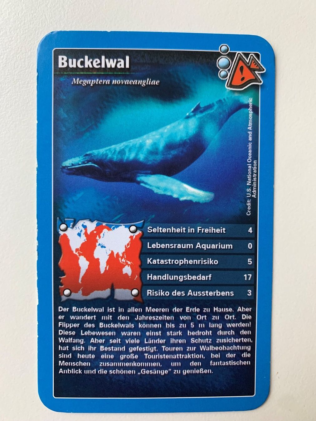 Giochi: Quartett Top Trumps - Gefährdete Meerestiere – Usato da Ettingen venduto da Flatwhite 3