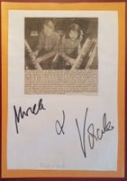 Marek & Vacek Autogramm signiert Papier mit Bild 20x30cm