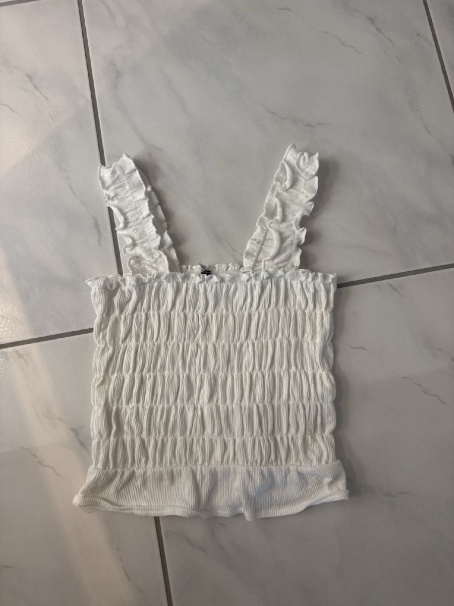 H&M Top: weisses top – Usato da Wettswil venduto da pittaro73