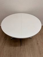 Vintage runder SEM Willisau Ausziehtisch mit Sternfuss 1960